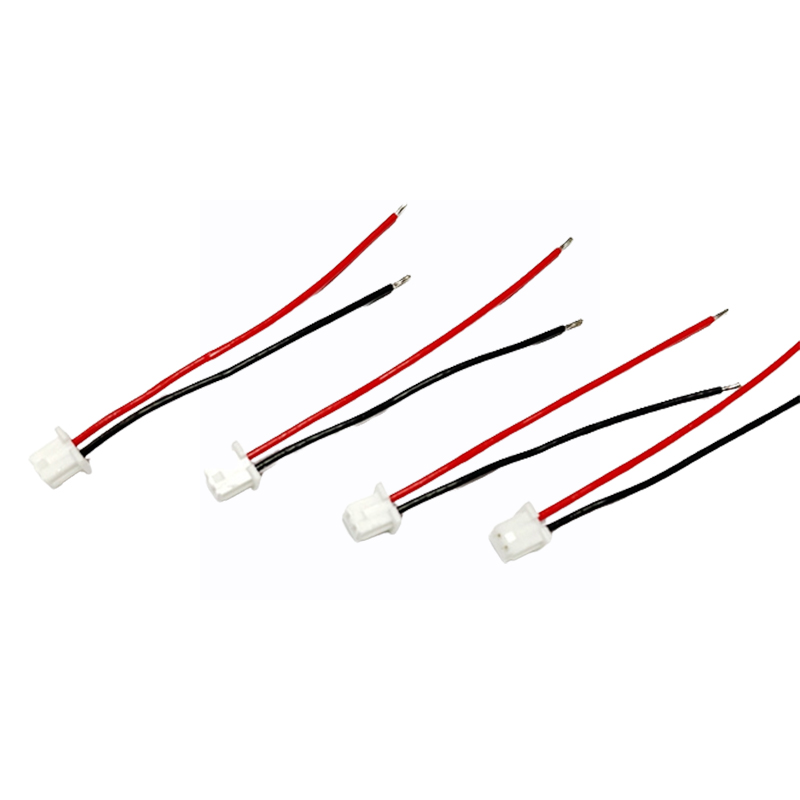 Ｍolex2P端子线电池线束1.25mm/红黑喇叭线端子线批发