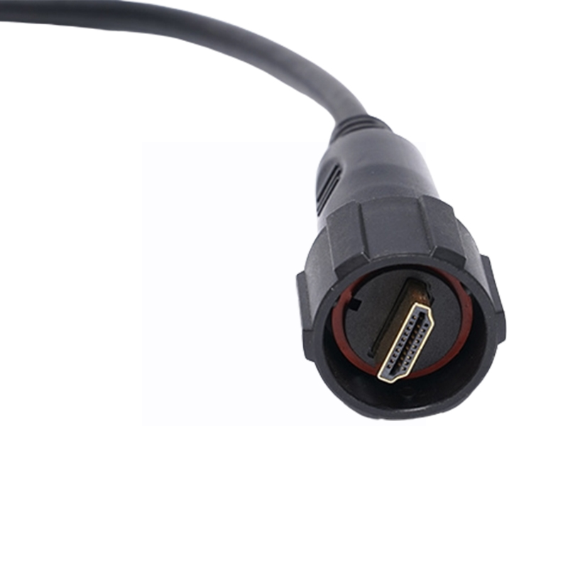 厂家批发防水定制线 IP68 HDMI连接线